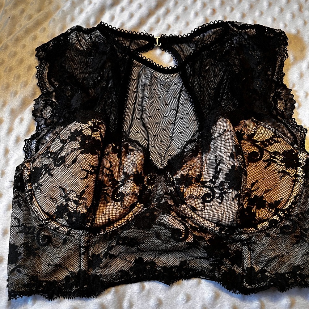 Victoria’s secret’s Elegant Black Lace Bralette